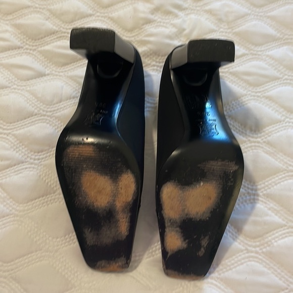 Lovely vintage Italian Maraolo black pumps size 36 1/2 (7 1/2) - Picture 6 of 12